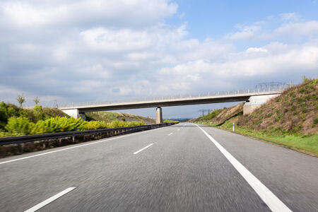 on the highway there is a bridge which runs the longest left off