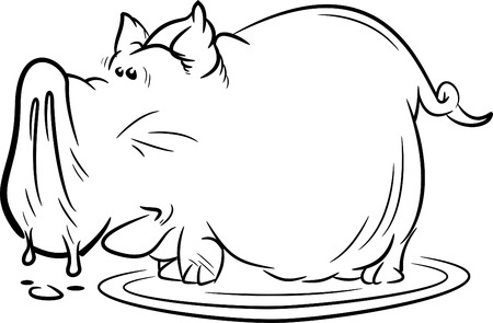 big pigのイラスト素材