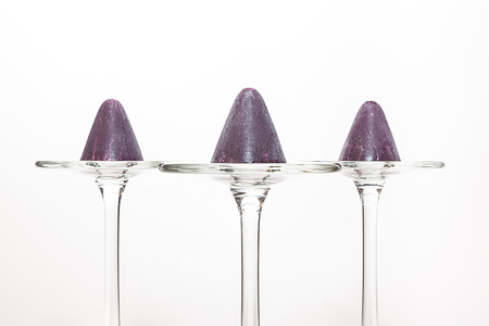 A cuberdon is a cone-shaped Belgian candyの写真素材