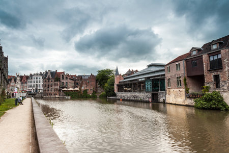 this old fish market stay in the hart of the city of Gent