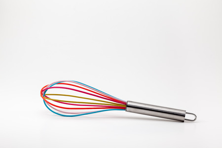 on the table on white is an beaterの写真素材