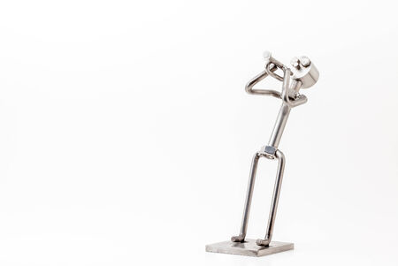 on white you have and stainless steel Jazz Trumpet