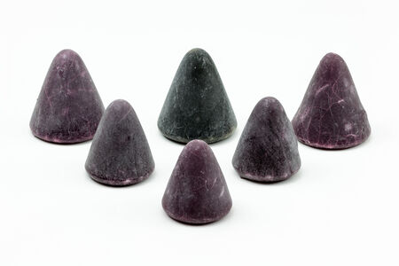 A cuberdon is a cone-shaped Belgian candyの写真素材