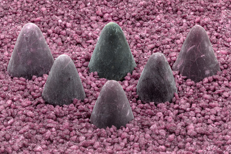 A cuberdon is a cone-shaped Belgian candyの写真素材