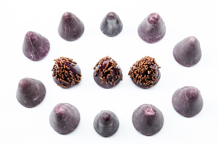 A cuberdon is a cone-shaped Belgian candyの写真素材