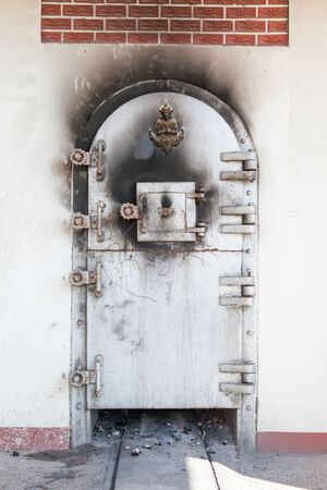 This incinerator is in Thailand is a Buddhist tradition that people are linkedの写真素材