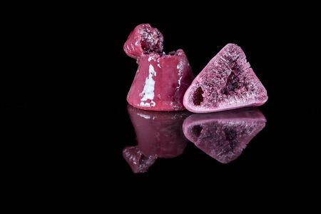 A cuberdon is a cone-shaped Belgian candyの写真素材