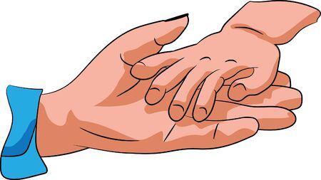 two handsのイラスト素材