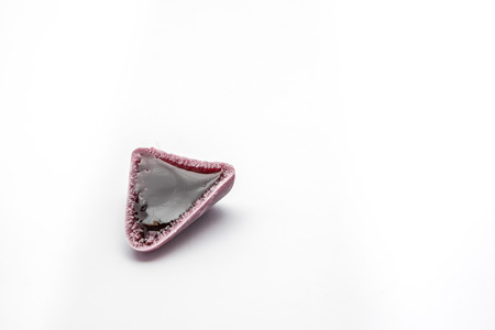 Pyramid shape of cuberdons is a very tasty candy from Ghentの写真素材
