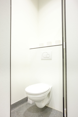 an public toilet in an public buildingの写真素材