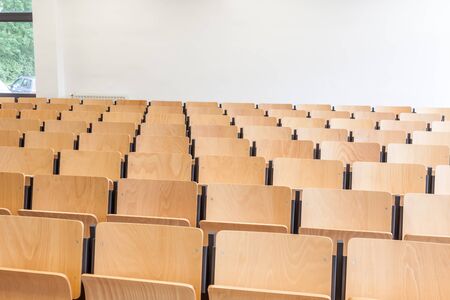 This auditorium is in the universityの写真素材