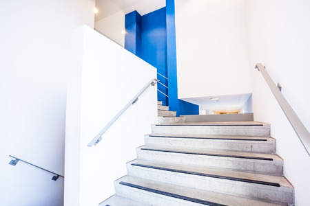 in an old building is located this beautiful staircase
