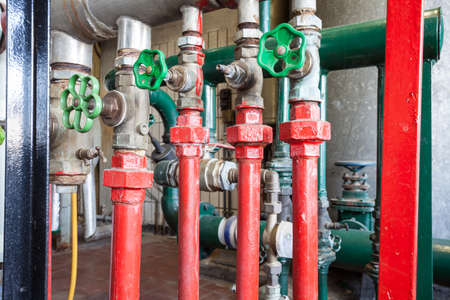in the technical area, there are boosters for the water pipes of the building