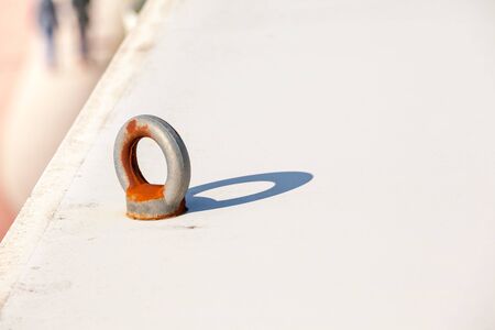 On a heavy load there is an eye nutの写真素材