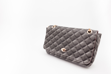 this beautiful handbag is made for the women on a white backgroundの写真素材