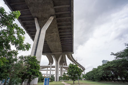 This beautiful Bhumibol bridge is located in the capital of Thailand