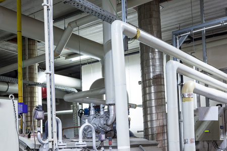 in the technical area, there are boosters for the water pipes of the building