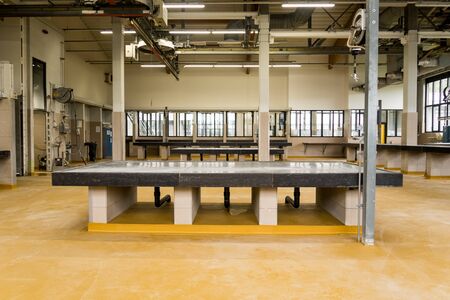 at the university is this large cutting room of dead sick animals
