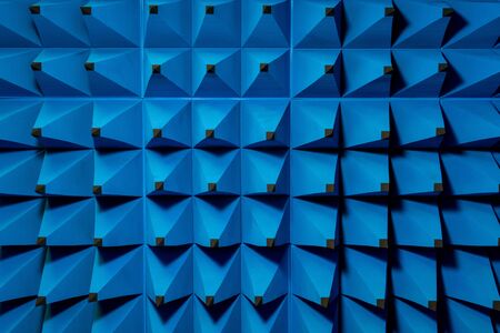 This low noise room has been set up to conduct tests at the universityの写真素材