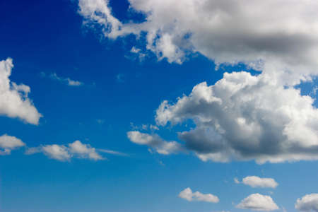 Background White cloud in the blue sky