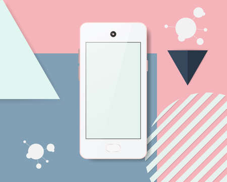 Modern infographics cellphones.のイラスト素材