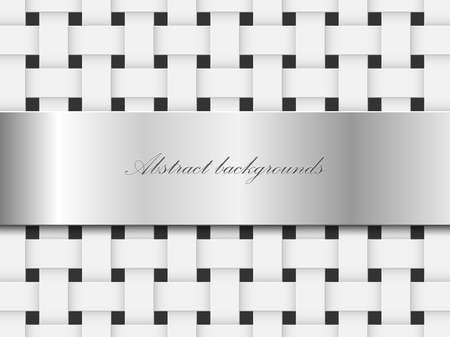 Abstract white background, vector illustrationのイラスト素材