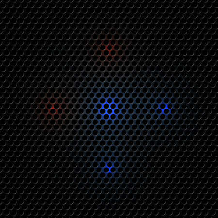 Vector Dark metal texture background with light effectのイラスト素材