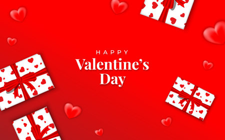 Valentines day sale background template. Vector illustration. Wallpaper, flyers, invitation, posters, brochure, banners.のイラスト素材