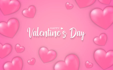 Valentines day sale background template. Vector illustration. Wallpaper, flyers, invitation, posters, brochure, banners.のイラスト素材