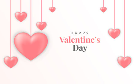 Valentines day sale background template. Vector illustration. Wallpaper, flyers, invitation, posters, brochure, banners.のイラスト素材