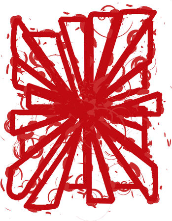 style background from red splinterのイラスト素材