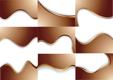 vector collection chocolate background; clip-artのイラスト素材