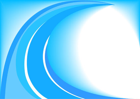 Vector wave abstract background; clip-artのイラスト素材