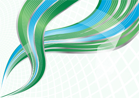 Vector green and blue background; clip-artのイラスト素材
