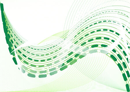Vector abstract green background; clip-artのイラスト素材