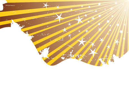 Abstract grunge background with star; clip-artのイラスト素材