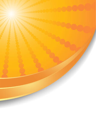Abstract orange background; clip-artのイラスト素材