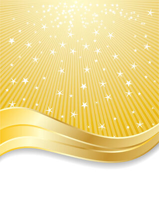 Vector golden abstract background; clip-artのイラスト素材