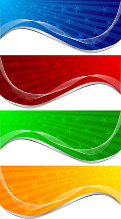 set of banners, clip-artのイラスト素材