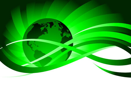 Vector green concept; clip-artのイラスト素材