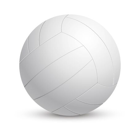 Volleyball isolated on whiteのイラスト素材