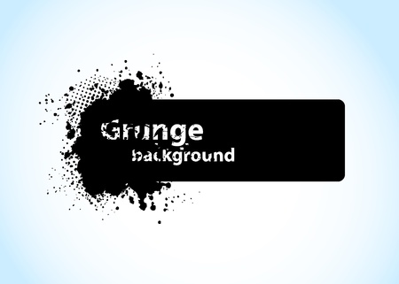 Grunge background with plate and black inkの写真素材