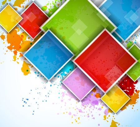 Colorful squares Colorful squares