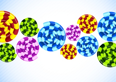 Background with swirl elementのイラスト素材