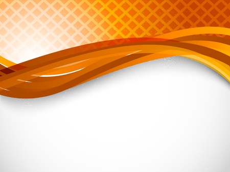 Bright orange background with pattern  Abstract illustrationのイラスト素材