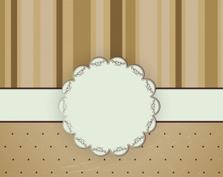 Vintage background with decorative element. Abstract illustrationのイラスト素材