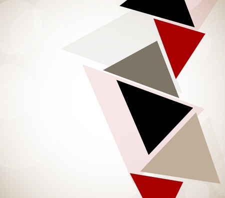 Abstract design with triangles. Tech illustrationのイラスト素材