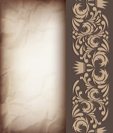 Vintage background with abstract patternのイラスト素材