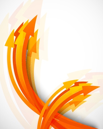 Abstract background with arrows  Bright illustrationのイラスト素材