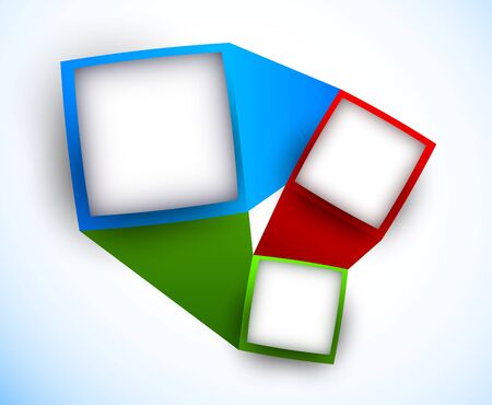 Background with squares  Abstract illustrationのイラスト素材